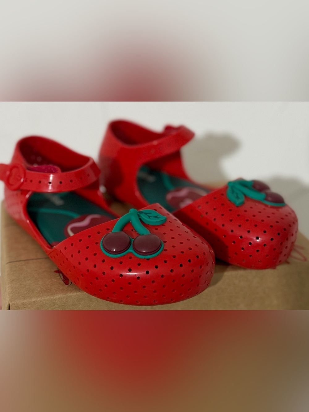 Mini Melissa Furadinha Red Pop